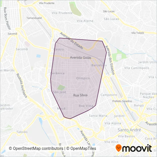 VIPE coverage area map