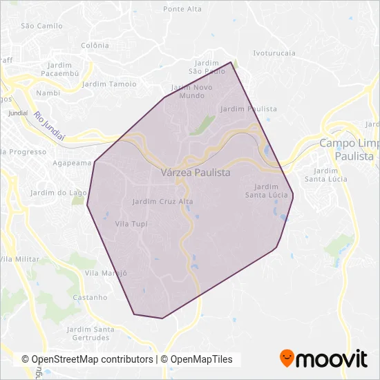 Rápido Sumaré coverage area map