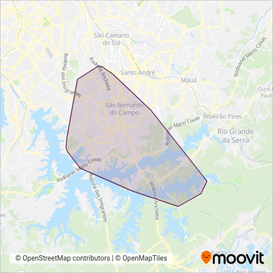 BR7 Mobilidade coverage area map