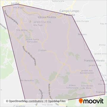 Rápido Campinas coverage area map