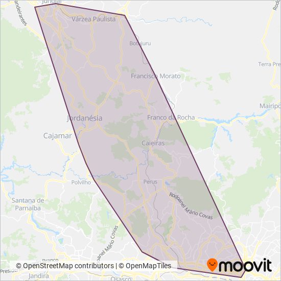 Rápido Campinas coverage area map
