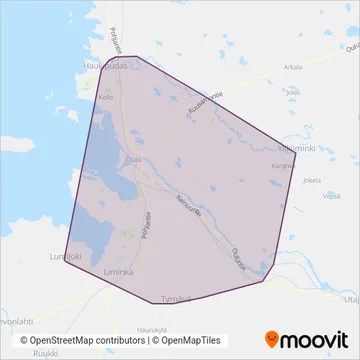 OSL / Nobina Oy coverage area map