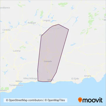 ALSA coverage area map
