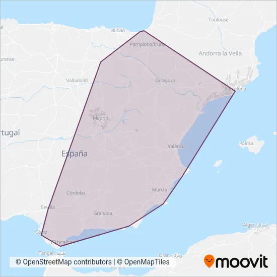 Cobertura del mapa de ALSA