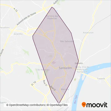SCALABUS coverage area map
