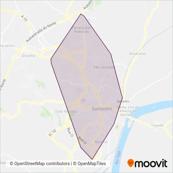 SCALABUS coverage area map
