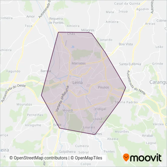 Mobilis coverage area map