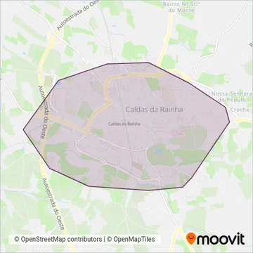TOMA coverage area map