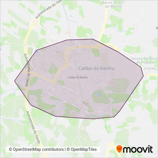 TOMA coverage area map