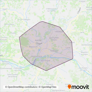 IRIGO (Bus) coverage area map