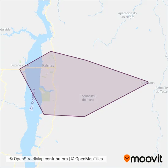 SETURB coverage area map