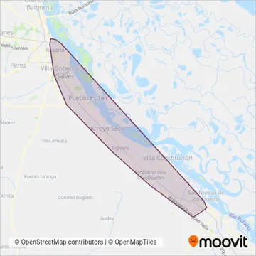 Azul SATA coverage area map