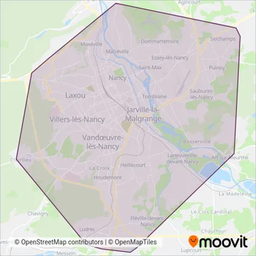 STAN (Bus) coverage area map