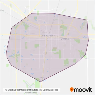 MTD coverage area map