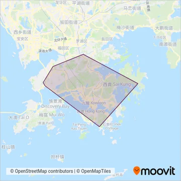 居民巴士(公眾可乘搭) Resident' Bus(open to public) coverage area map