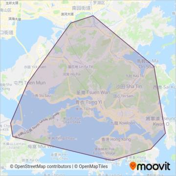 MTR coverage area map