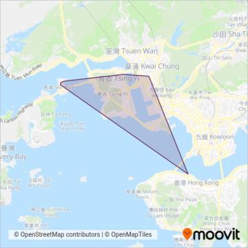 Park Island線路的覆蓋範圍