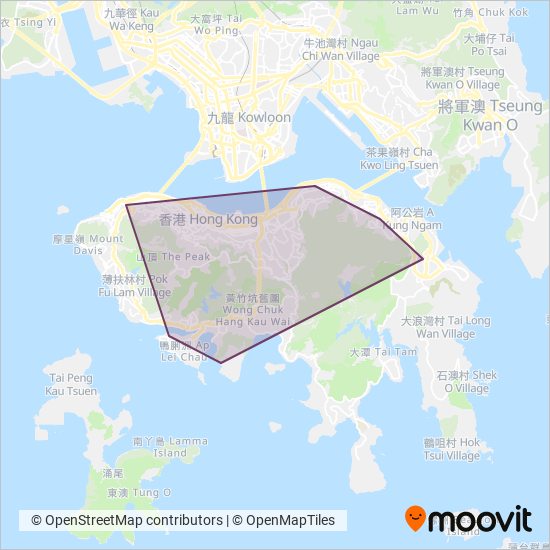 GMB HK Island coverage area map