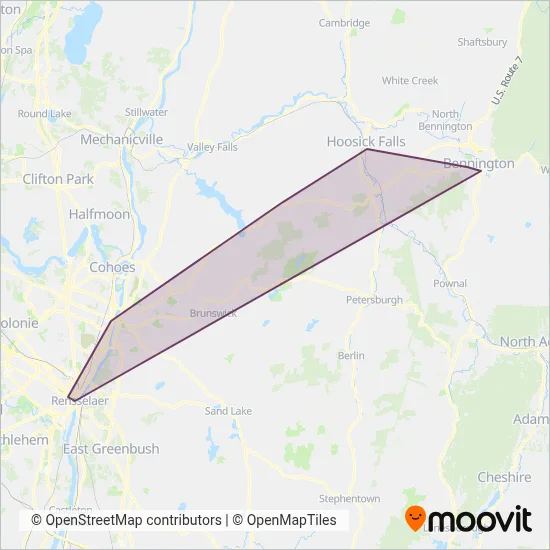 Yankee Trails coverage area map