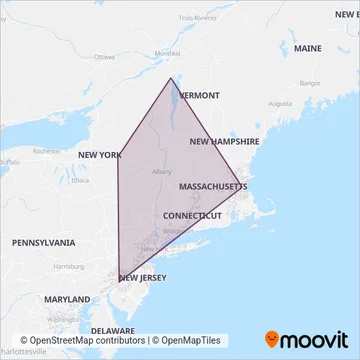 Greyhound-us coverage area map