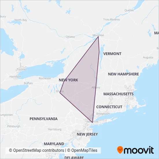 FlixBus-us coverage area map