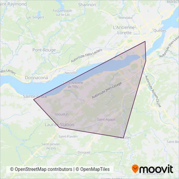 Express Lotbinière coverage area map