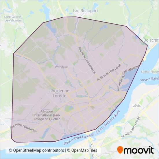 RTC coverage area map