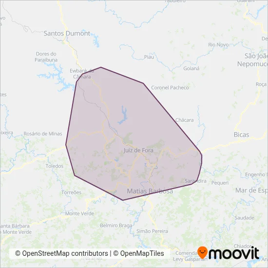 Via JF coverage area map