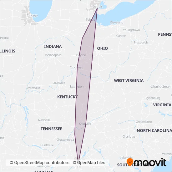 Greyhound-us coverage area map