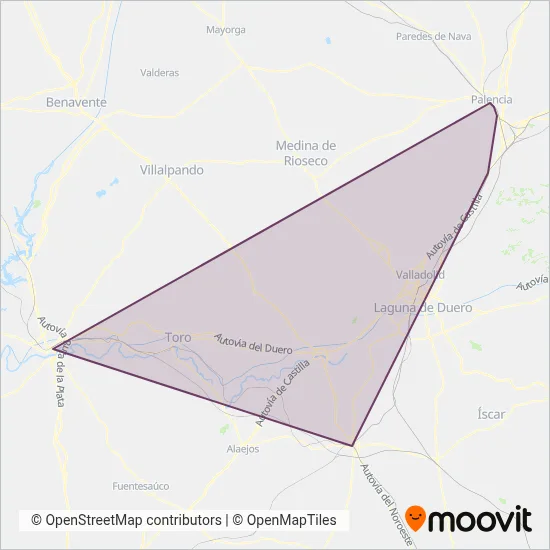 La Regional coverage area map