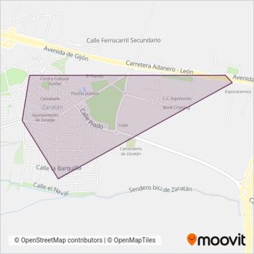 Autocares Interbús coverage area map