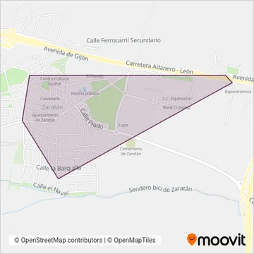 Autocares Interbús coverage area map