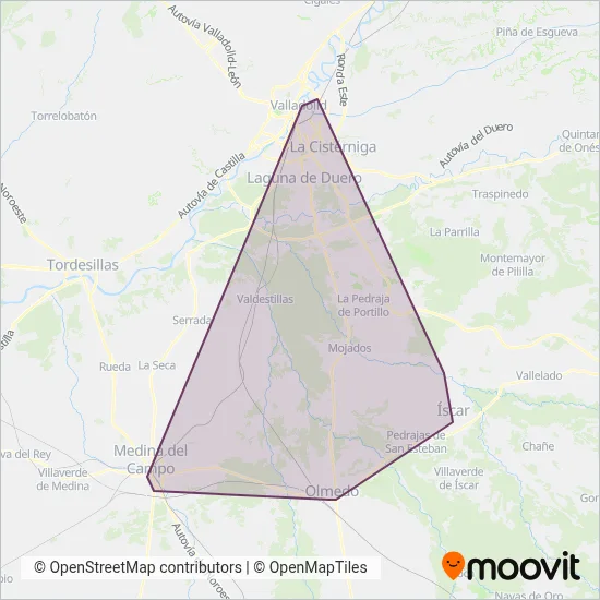 ECSA coverage area map