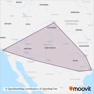 Greyhound-us coverage area map