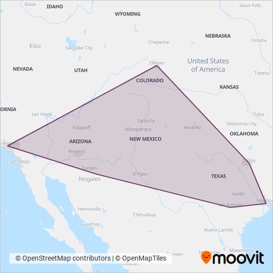 Greyhound-us coverage area map