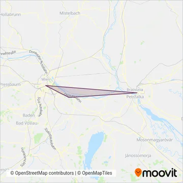 Slovak Lines coverage area map