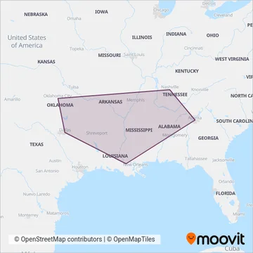 Greyhound-us coverage area map