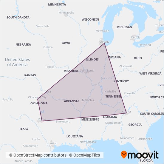 Greyhound-us coverage area map