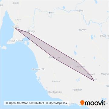 Interstate Services coverage area map