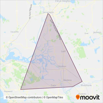 RTD coverage area map