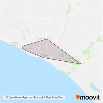 SAIS Gela coverage area map