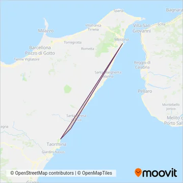 Navette coverage area map
