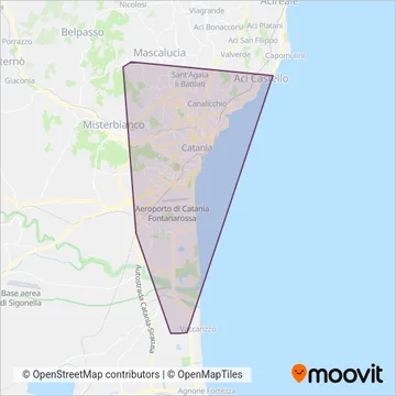 AMTS coverage area map