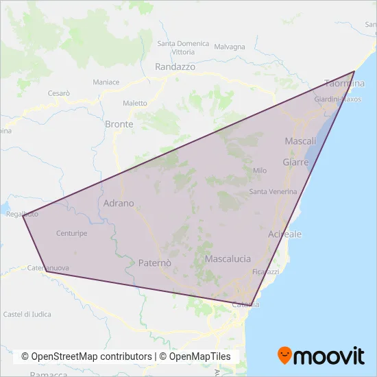 Interbus coverage area map