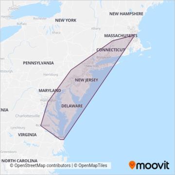 FlixBus-us coverage area map