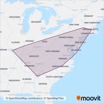 Greyhound-us coverage area map