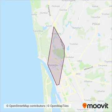GV coverage area map