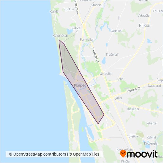 PA coverage area map