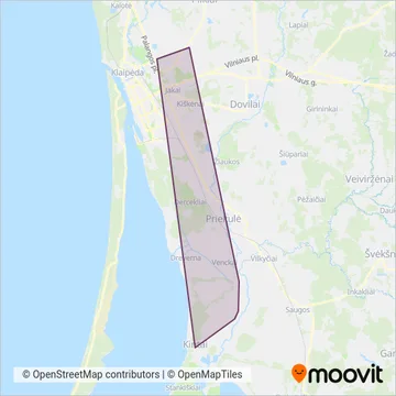 Ridvija coverage area map