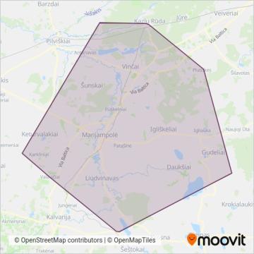 Схема покрытия компании Marijampolės savivaldybės administracija